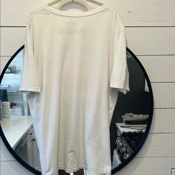 RVCA White Tee with Blue and Pink Graphic I Men's XL - Picture 6 of 7